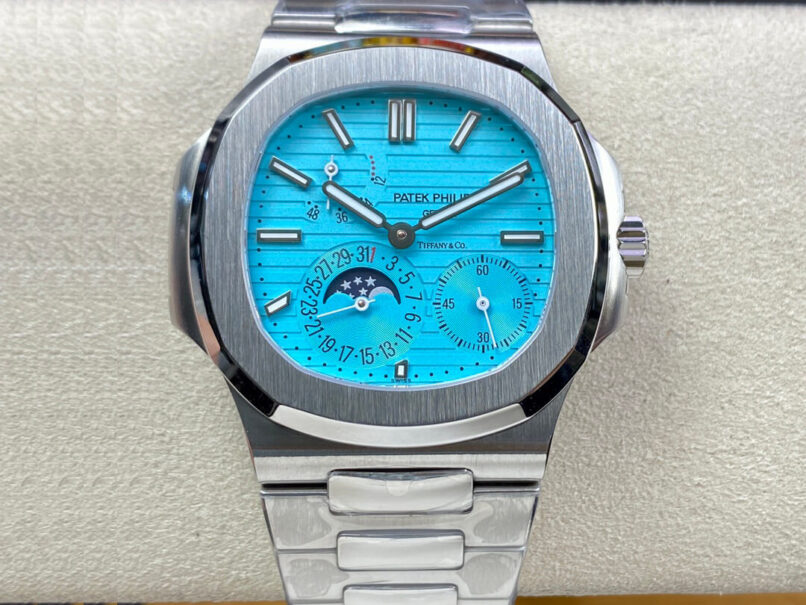 Patek Philippe Nautilus 5712 GR Factory GM Replica Watches Stainless ...